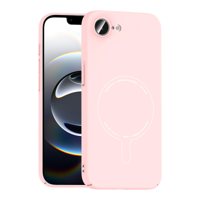 Apple iPhone 16E Kılıf M-Safe Şarj Özellikli Kamera Korumalı Zore Elio Sert PC Kapak - 6