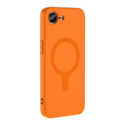 Apple iPhone 16E Kılıf M-Safe Şarj Özellikli Zore Aris Silikon Kapak - 33