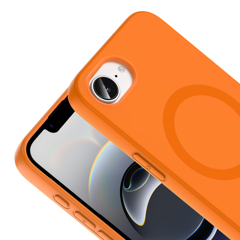 Apple iPhone 16E Kılıf M-Safe Şarj Özellikli Zore Aris Silikon Kapak - 25
