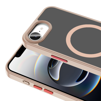 Apple iPhone 16E Kılıf M-safe Şarj Özellikli Mat Arka Yüzey Zore Sio Kapak - 25
