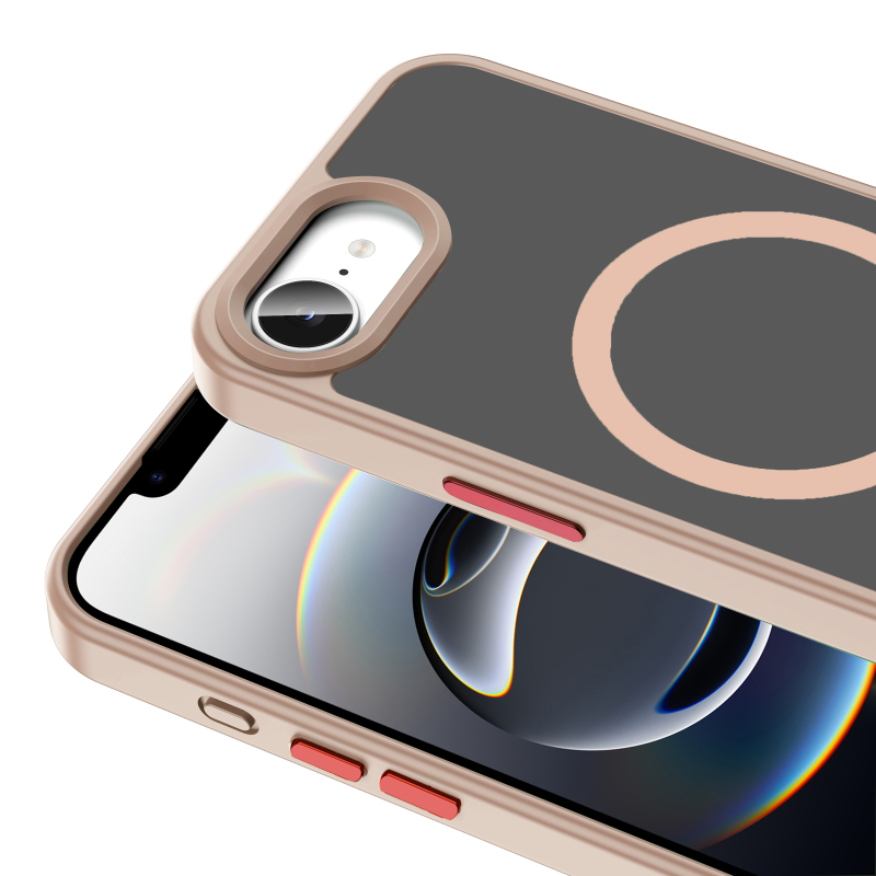 Apple iPhone 16E Kılıf M-safe Şarj Özellikli Mat Arka Yüzey Zore Sio Kapak - 25