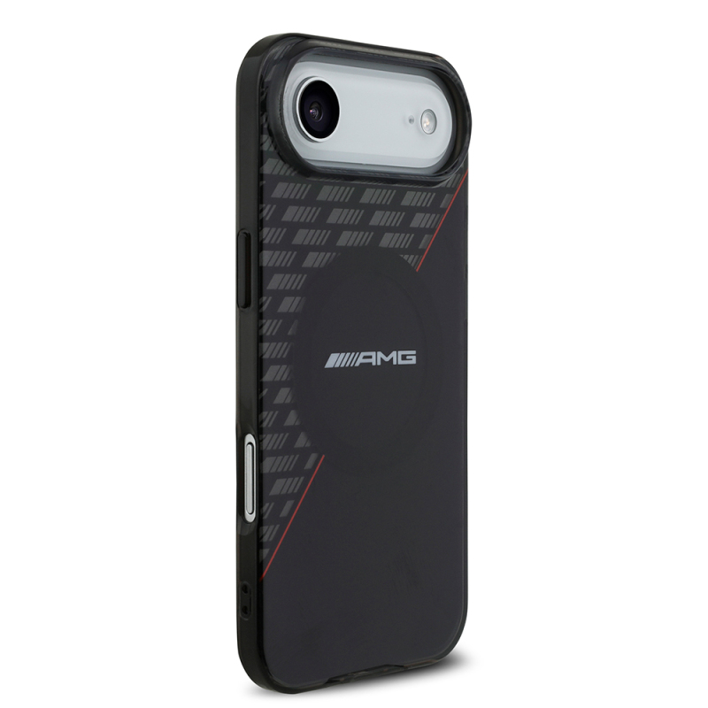 Apple iPhone 17 Air Case AMG Original Licensed M-Safe Charging Feature Dual Layer Red Cross Striped Cover - 5