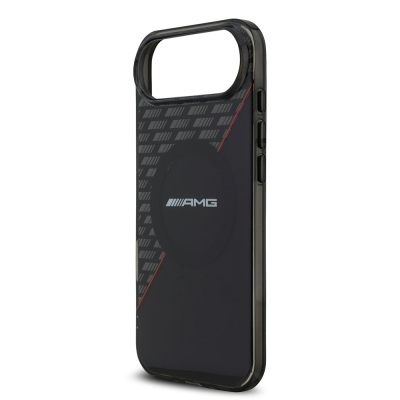 Apple iPhone 17 Air Case AMG Original Licensed M-Safe Charging Feature Dual Layer Red Cross Striped Cover - 7