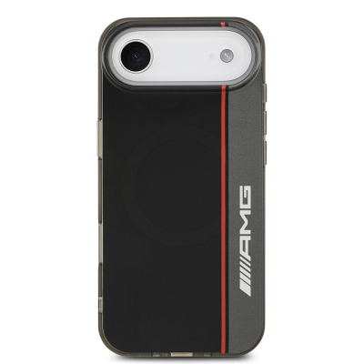 Apple iPhone 17 Air Case AMG Original Licensed M-Safe Charging Feature IML Print Logo Double Layer Bow Lines Cover - 4