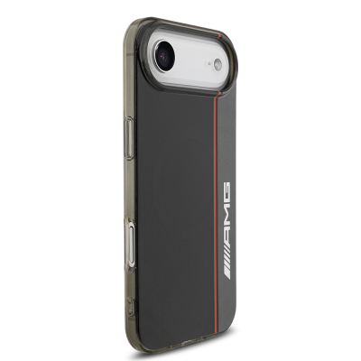 Apple iPhone 17 Air Case AMG Original Licensed M-Safe Charging Feature IML Print Logo Double Layer Bow Lines Cover - 5