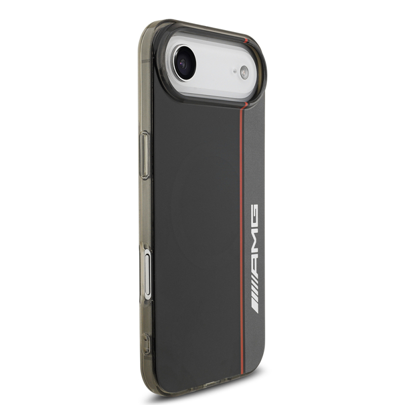 Apple iPhone 17 Air Case AMG Original Licensed M-Safe Charging Feature IML Print Logo Double Layer Bow Lines Cover - 5