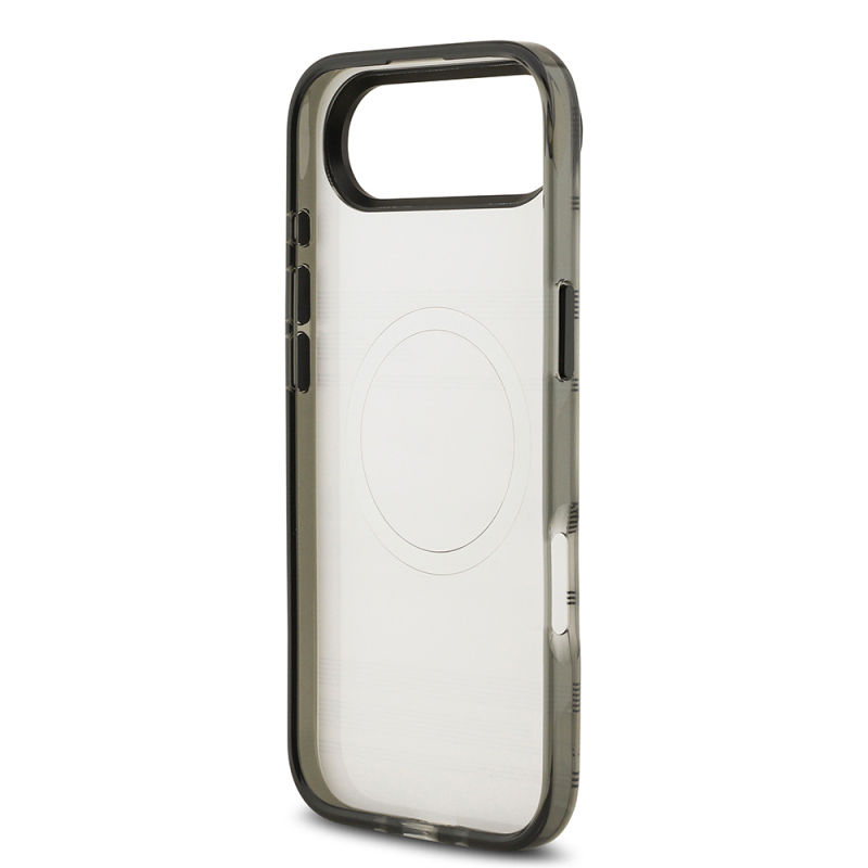 Apple iPhone 17 Air Case BMW Original Licensed M-Safe Charging Feature Metal Camera Button Horizontal Stripe M Design Cover - 8