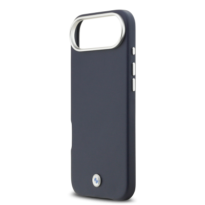 Apple iPhone 17 Air Case BMW Original Licensed M-Safe Charging Feature Metal Logo Full Cover Leather Cover - 8
