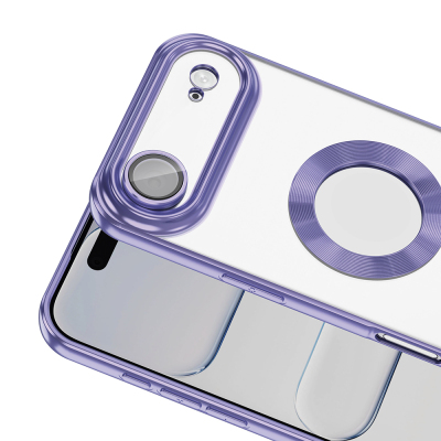 Apple iPhone 17 Air Case Camera Protection Logo Showing Zore Omega Cover - 17