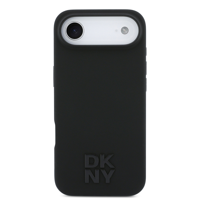 Apple iPhone 17 Air Case DKNY Original Licensed M-safe Charging Feature Metal Logo Silicone Cover - 5