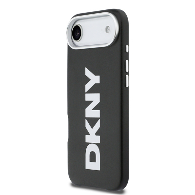 Apple iPhone 17 Air Case DKNY Original Licensed M-safe Charging Feature PU Large Vertical Logo Cover - 4