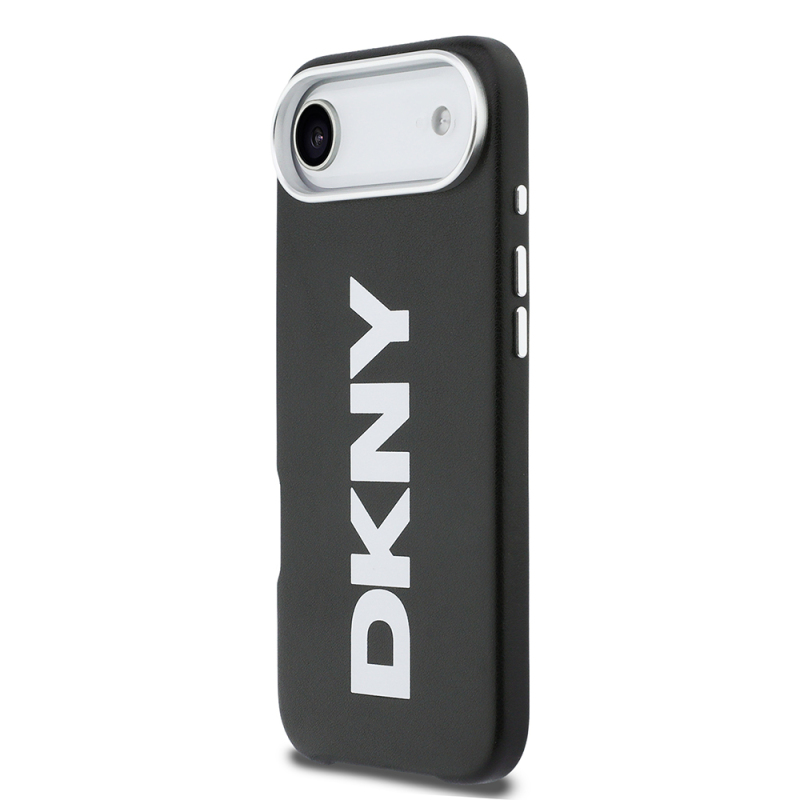Apple iPhone 17 Air Case DKNY Original Licensed M-safe Charging Feature PU Large Vertical Logo Cover - 4