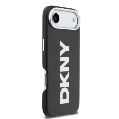 Apple iPhone 17 Air Case DKNY Original Licensed M-safe Charging Feature PU Large Vertical Logo Cover - 6