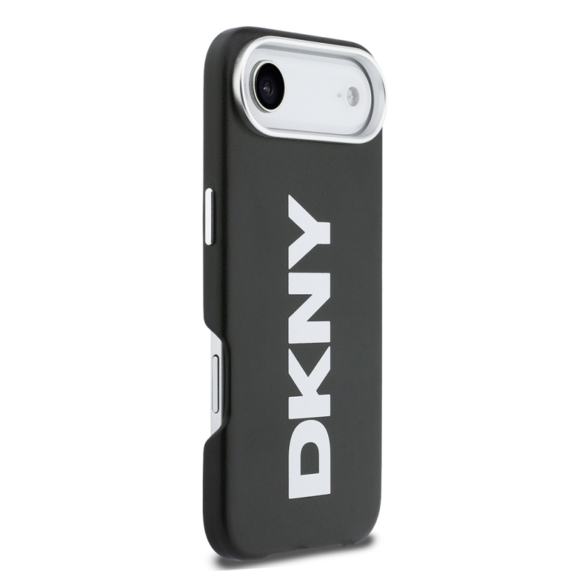 Apple iPhone 17 Air Case DKNY Original Licensed M-safe Charging Feature PU Large Vertical Logo Cover - 6