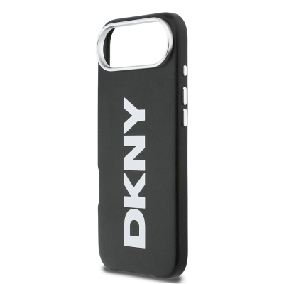 Apple iPhone 17 Air Case DKNY Original Licensed M-safe Charging Feature PU Large Vertical Logo Cover - 8
