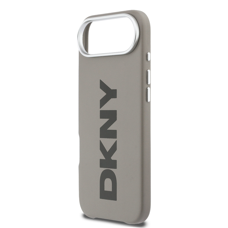 Apple iPhone 17 Air Case DKNY Original Licensed M-safe Charging Feature PU Large Vertical Logo Cover - 15