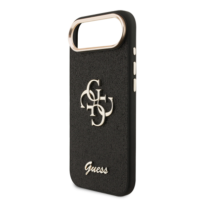 Apple iPhone 17 Air Case Guess Original Licensed 4G Glitter Cover with Large Metal Camera Frame and Logo - 8