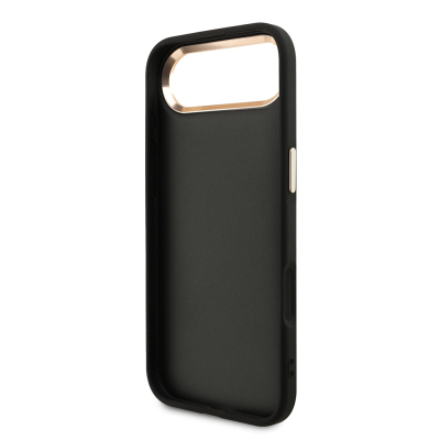 Apple iPhone 17 Air Case Guess Original Licensed 4G Glitter Cover with Large Metal Camera Frame and Logo - 9