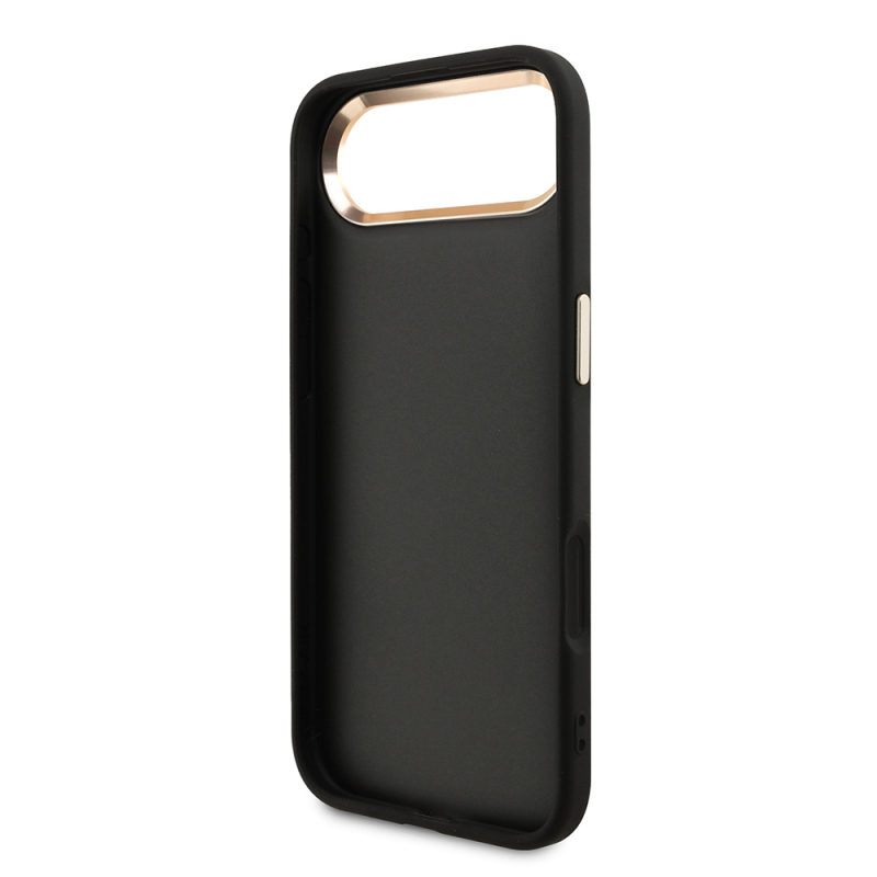 Apple iPhone 17 Air Case Guess Original Licensed 4G Glitter Cover with Large Metal Camera Frame and Logo - 9