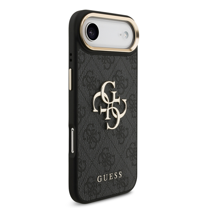 Apple iPhone 17 Air Case Guess Original Licensed 4G Large Metal Logo Thick Strap Cover - 7