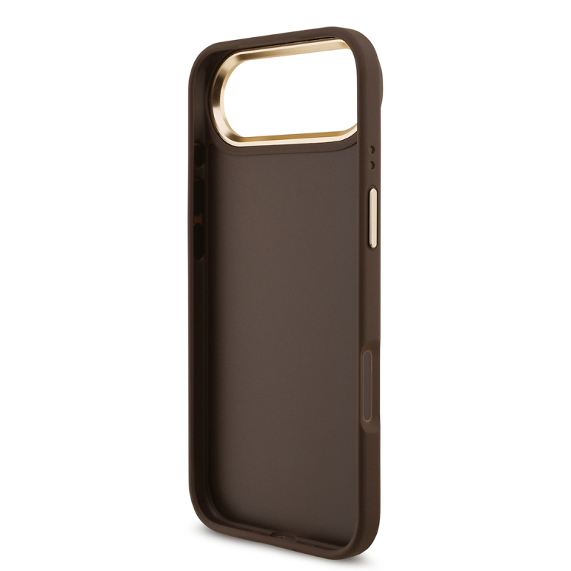 Apple iPhone 17 Air Case Guess Original Licensed 4G Large Metal Logo Thick Strap Cover - 22