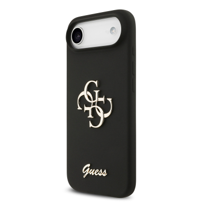 Apple iPhone 17 Air Case Guess Original Licensed Grained Text Logo Cover - 20