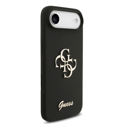 Apple iPhone 17 Air Case Guess Original Licensed Grained Text Logo Cover - 22