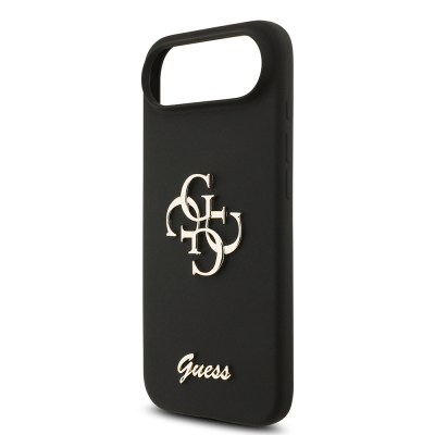 Apple iPhone 17 Air Case Guess Original Licensed Grained Text Logo Cover - 24