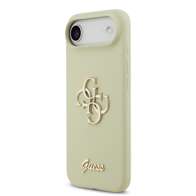 Apple iPhone 17 Air Case Guess Original Licensed Grained Text Logo Cover - 27