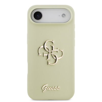 Apple iPhone 17 Air Case Guess Original Licensed Grained Text Logo Cover - 28