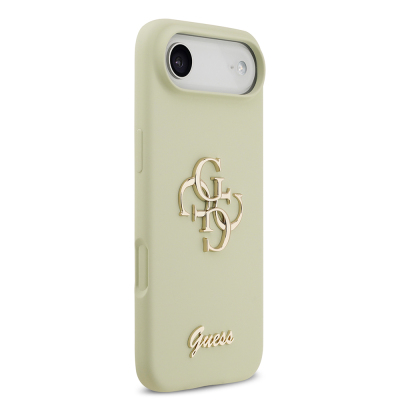 Apple iPhone 17 Air Case Guess Original Licensed Grained Text Logo Cover - 29