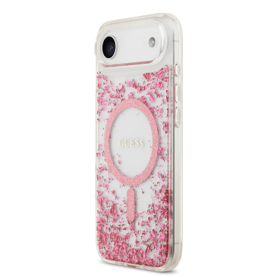 Apple iPhone 17 Air Case Guess Original Licensed M-safe Charging Transparent Resin Bottom Cover - 4