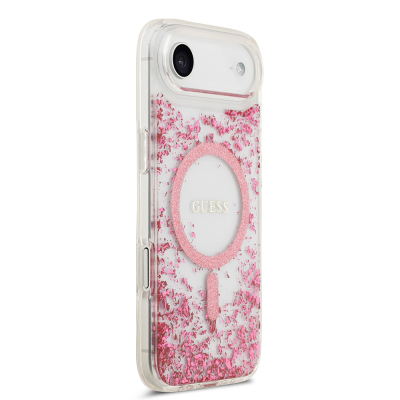 Apple iPhone 17 Air Case Guess Original Licensed M-safe Charging Transparent Resin Bottom Cover - 6