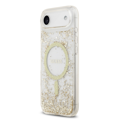Apple iPhone 17 Air Case Guess Original Licensed M-safe Charging Transparent Resin Bottom Cover - 11