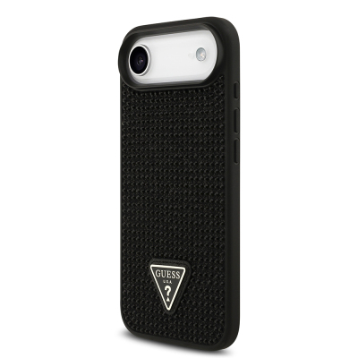 Apple iPhone 17 Air Case Guess Original Licensed Stone Back Triangle Logo Cover - 27