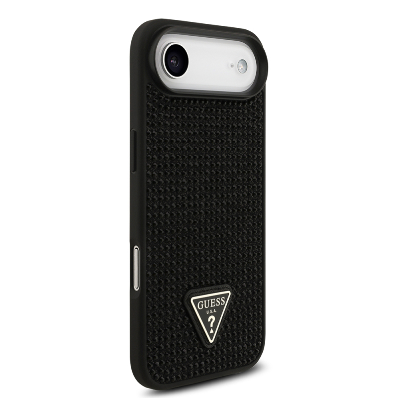 Apple iPhone 17 Air Case Guess Original Licensed Stone Back Triangle Logo Cover - 29