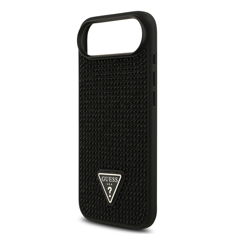 Apple iPhone 17 Air Case Guess Original Licensed Stone Back Triangle Logo Cover - 31