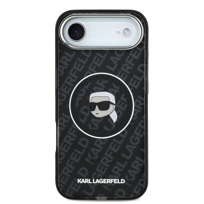 Apple iPhone 17 Air Case Karl Lagerfeld Original Licensed IML Printed KL Heads Cover - 4