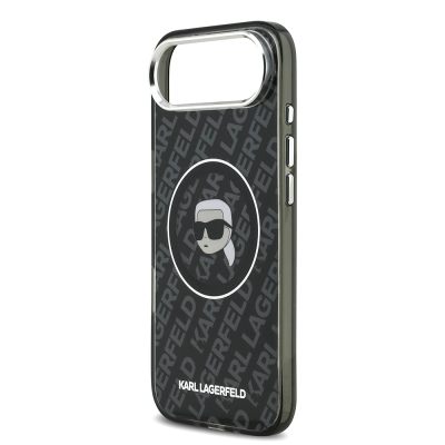 Apple iPhone 17 Air Case Karl Lagerfeld Original Licensed IML Printed KL Heads Cover - 7