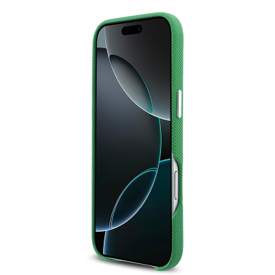 Apple iPhone 17 Air Case, Lacoste Original Licensed, M-Safe, Charging Enabled, PVC Piqué Patterned Back, Iconic Crocodile Weave Logo Cover - 5