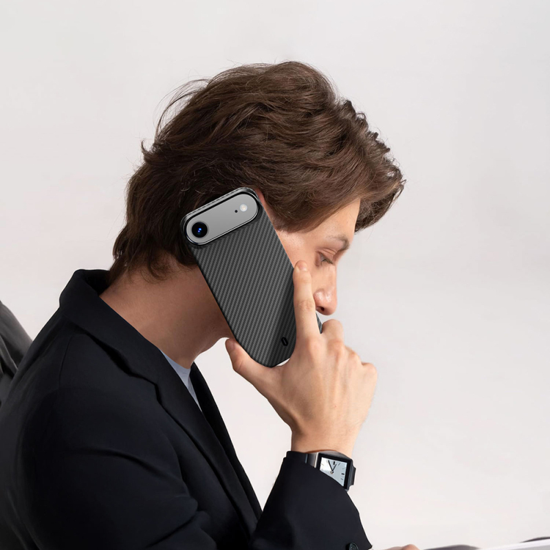 Apple iPhone 17 Air Case M-safe Charging Feature Camera Stand Wiwu DCC-206 Aramid Air Cover - 4