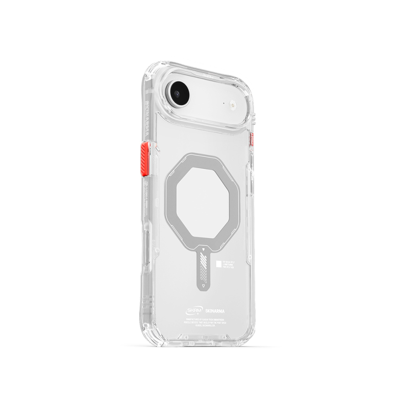 Apple iPhone 17 Air Case M-safe Charging Feature Transparent Airbag Design Skinarma Saido Mag-Charge Cover - 3