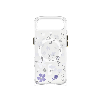 Apple iPhone 17 Air Case M-safe Charging Feature Transparent Back Surface Floral Coehl Amara Cover - 3