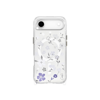 Apple iPhone 17 Air Case M-safe Charging Feature Transparent Back Surface Floral Coehl Amara Cover - 1
