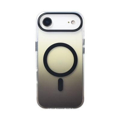 Apple iPhone 17 Air Case M-safe Charging Feature Transparent Color Transition Zore Toros Cover - 13