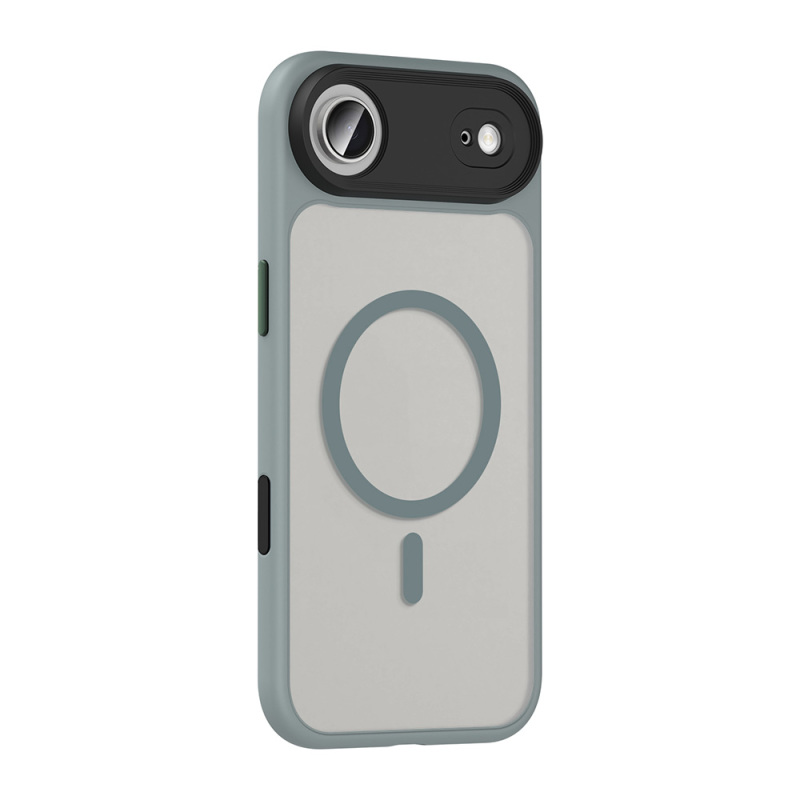 Apple iPhone 17 Air Case Matte Back Surface Wireless Charging Feature Zore Flet M-safe Cover - 15