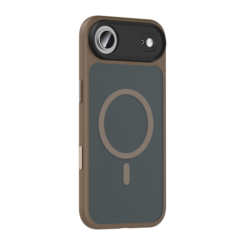 Apple iPhone 17 Air Case Matte Back Surface Wireless Charging Feature Zore Flet M-safe Cover - 7