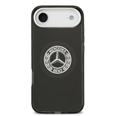 Apple iPhone 17 Air Case Mercedes Benz Original Licensed M-Safe Charging Feature Dual Layer PC Nostalgic Star Design Cover - 5