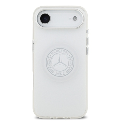 Apple iPhone 17 Air Case Mercedes Benz Original Licensed M-Safe Charging Feature Frosted PC Nostalgic Star Design Cover - 5
