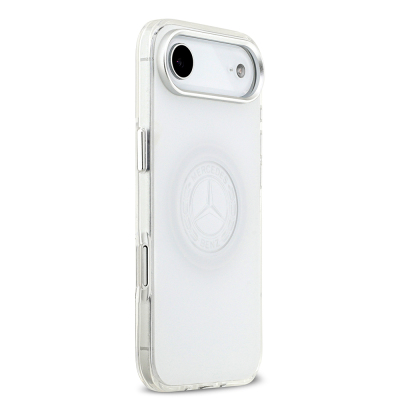 Apple iPhone 17 Air Case Mercedes Benz Original Licensed M-Safe Charging Feature Frosted PC Nostalgic Star Design Cover - 6